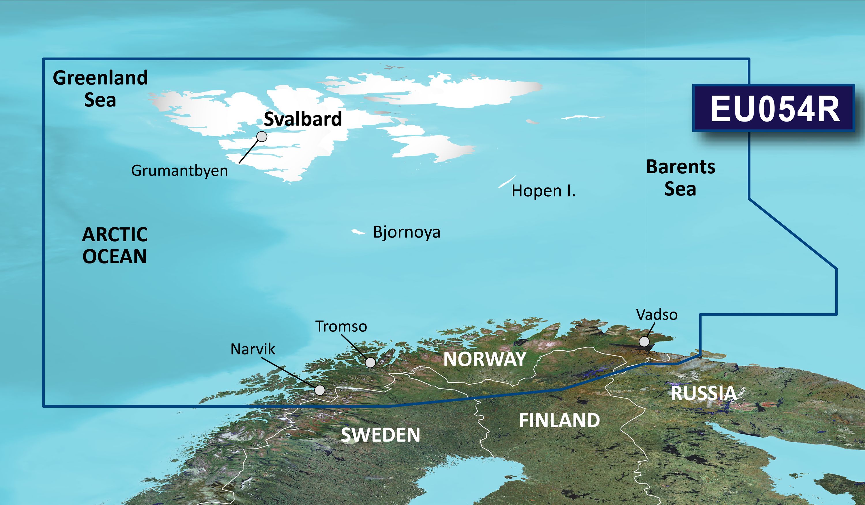 Bluechart g3 hxeu054r vestfjd-svalbard-varanger