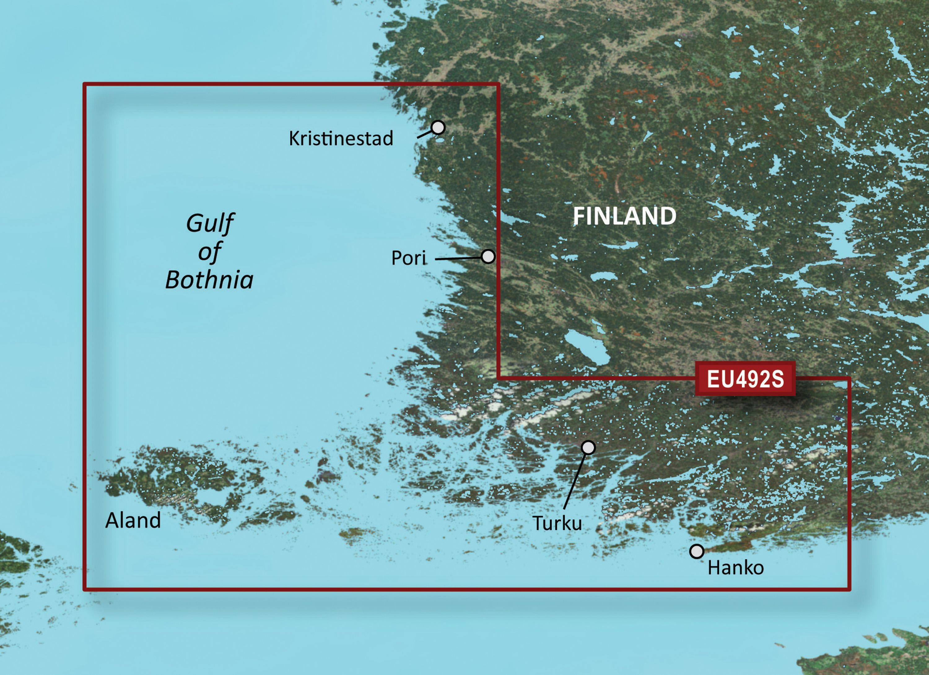 Bluechart g3 vision kartat, veu492s kristinestad-hanko
