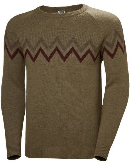 Wool Knit Sweater Vaaleanruskea XXL
