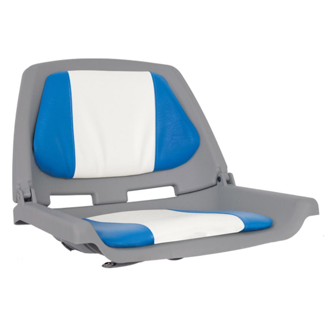 Oceansouth Fisherman Seat taittuva veneistuin sininen/valkoinen