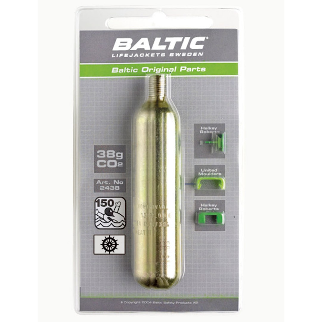 Baltic CO2 38g patruuna ja varmistinnastat