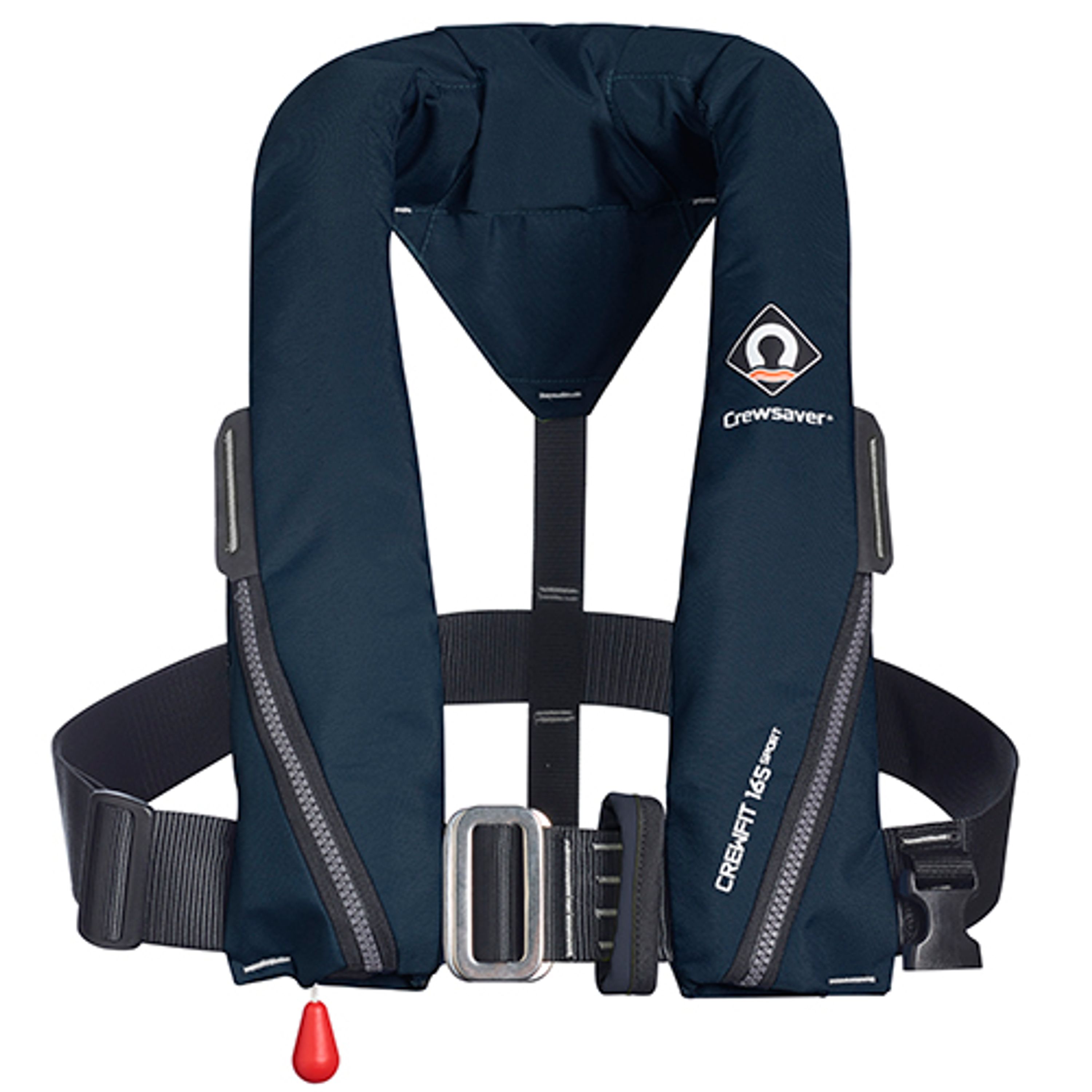 Automaattiliivi, crewfit 165n sport, tummansininen, d-rengas