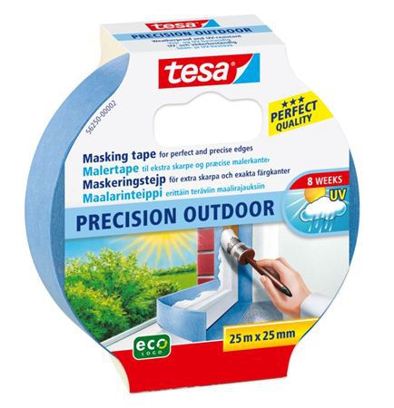 Maalarinteippi, prec outdoor, 25mmx25m