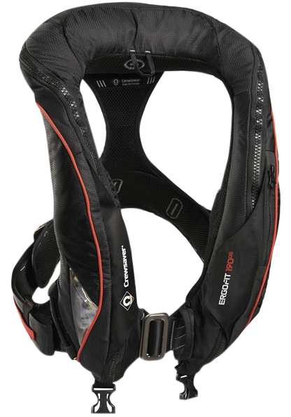 Crewsaver Ergofit 190n offshore automaattiliivi musta