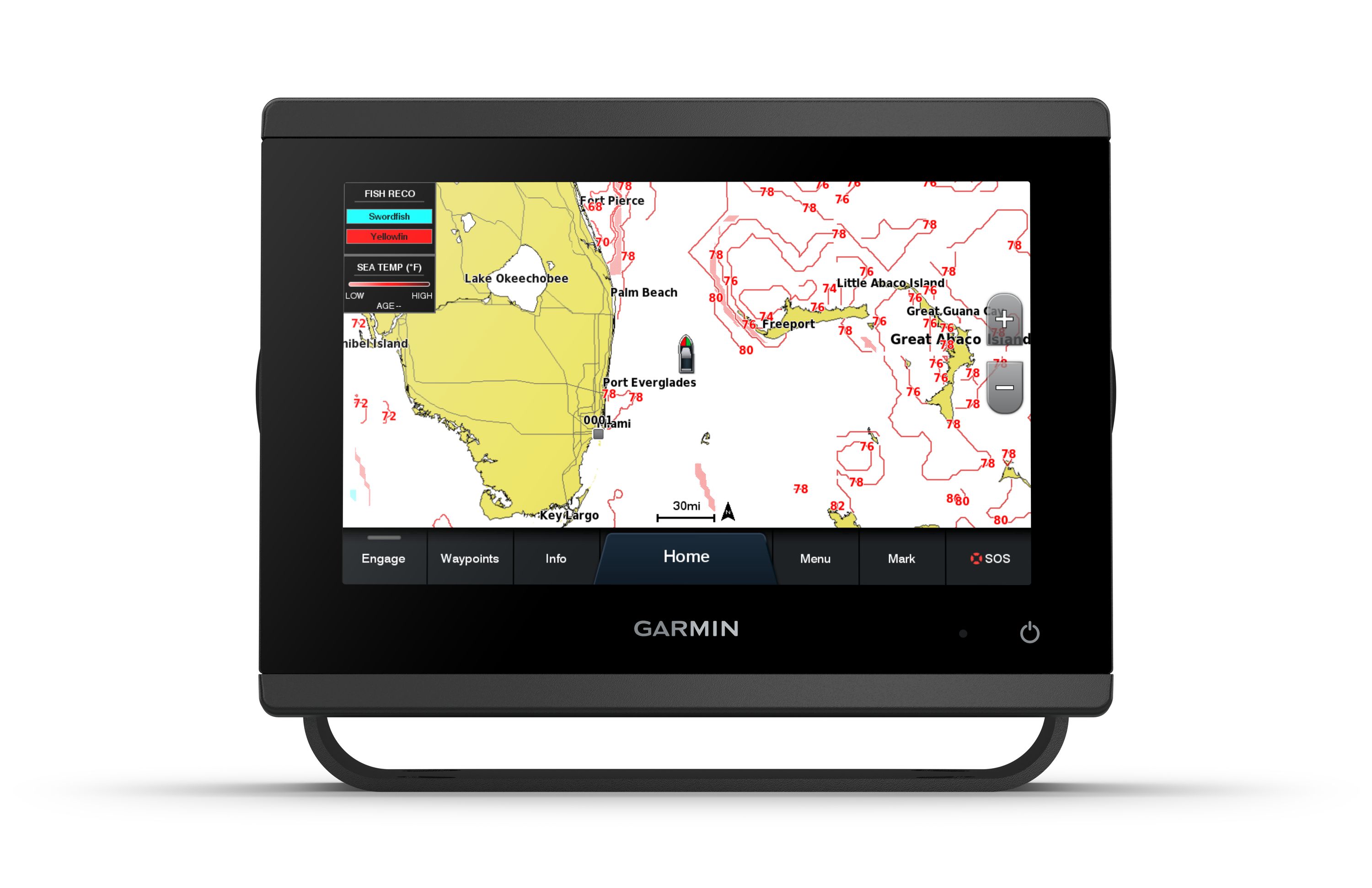 Garmin karttaplotteri, gpsmap® 723 + peruskartta