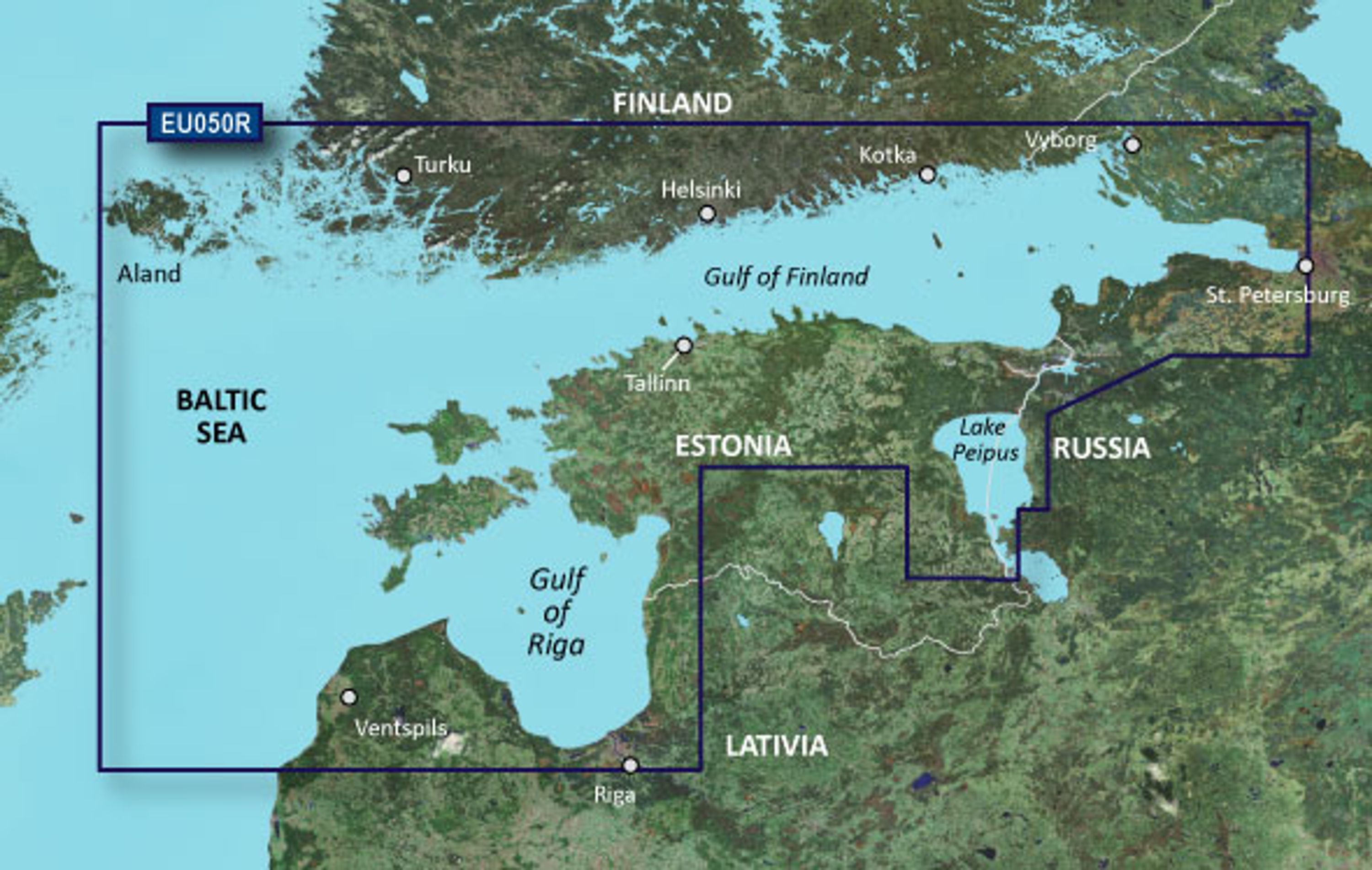 Bluechart g3 hxeu050r gulfs of finland and riga