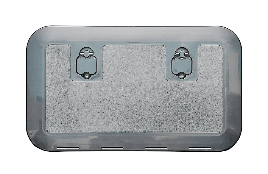 Tark.luukku osc 600x350mm harmaa 180 gr aukk.
