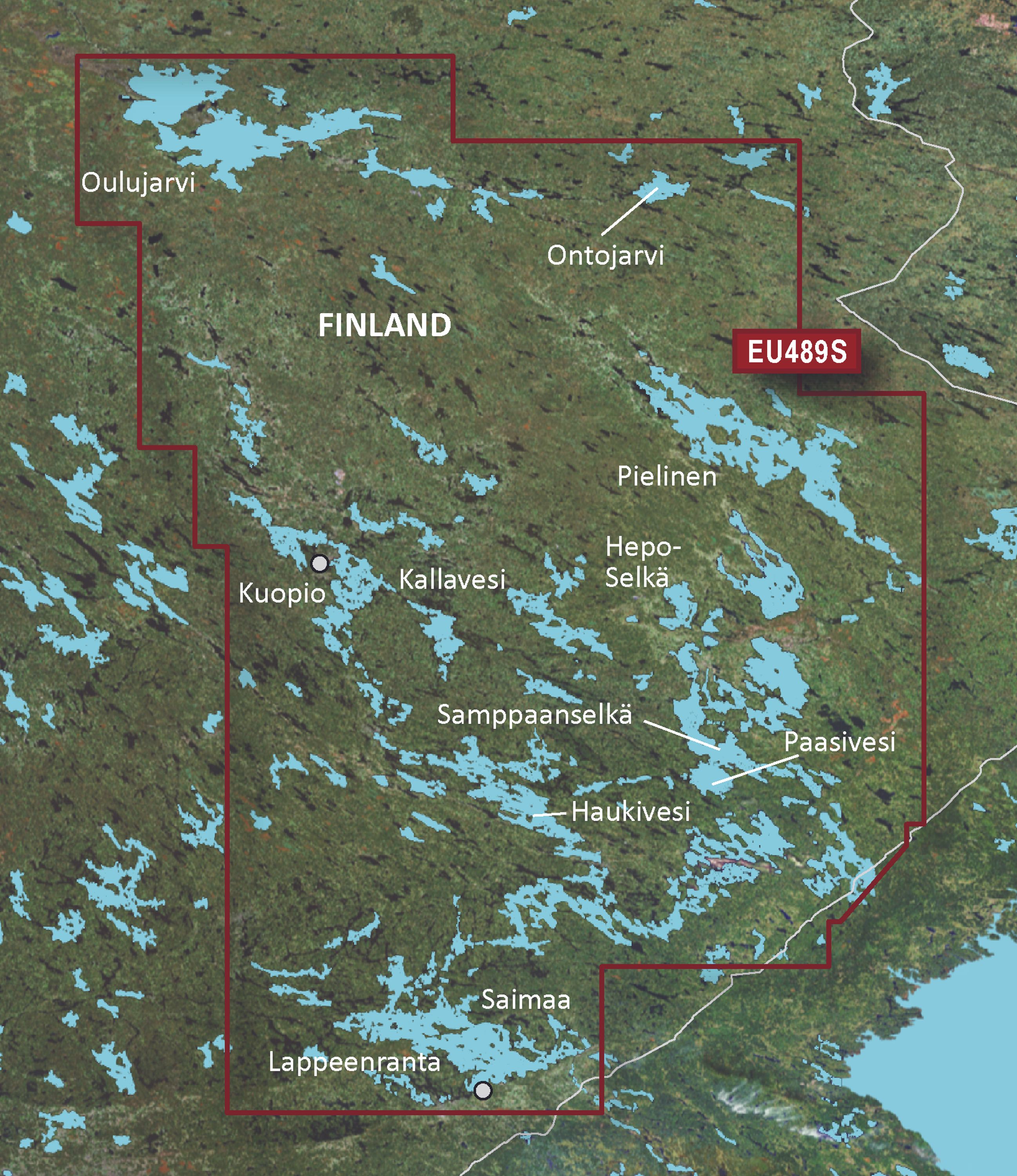 Bluechart g3 vision kartat, veu489s kuopio-lappeenranta