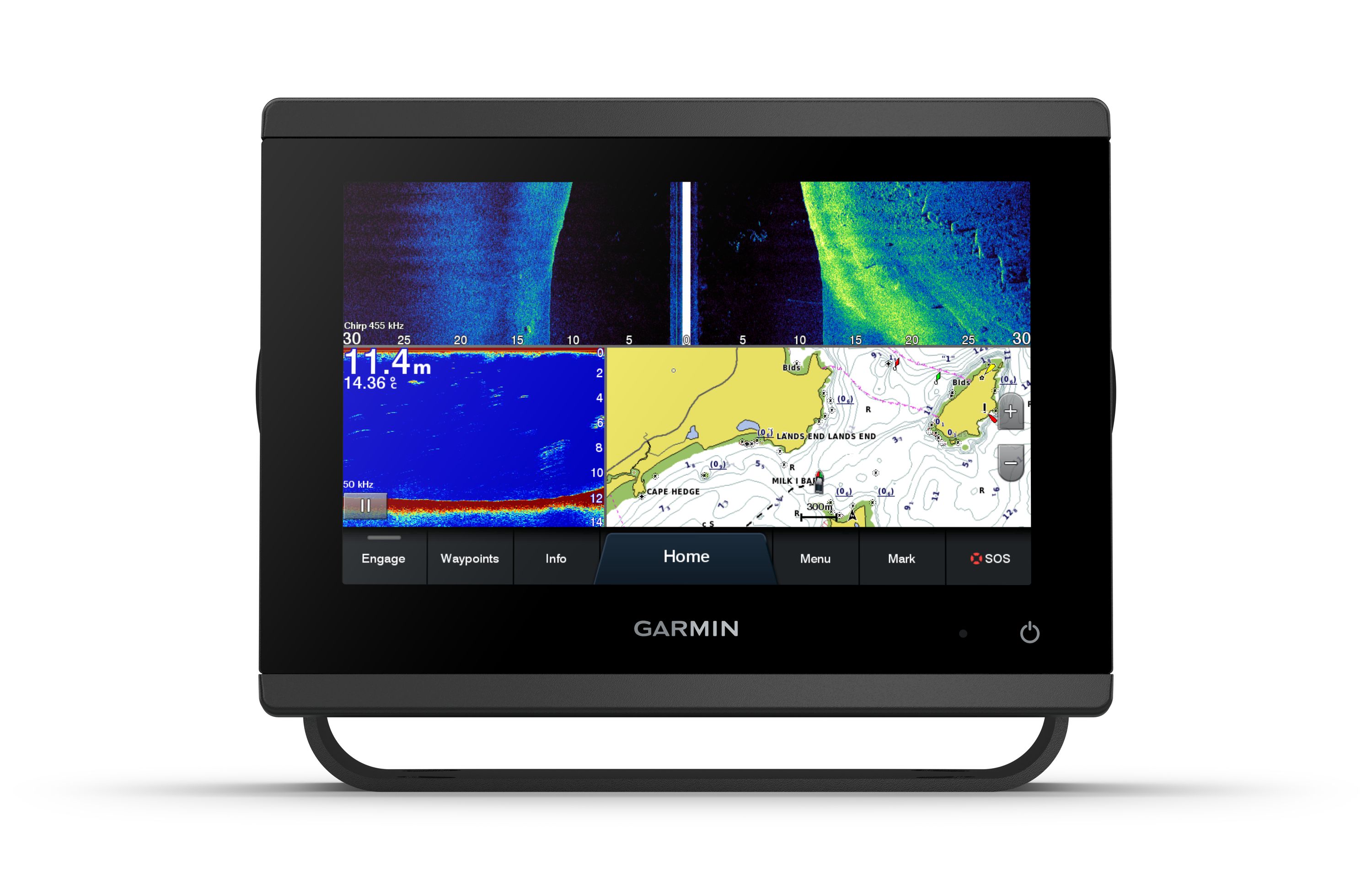 Garmin karttaplotteri, gpsmap® 723xsv + maailmanlaajuinen peruskartta