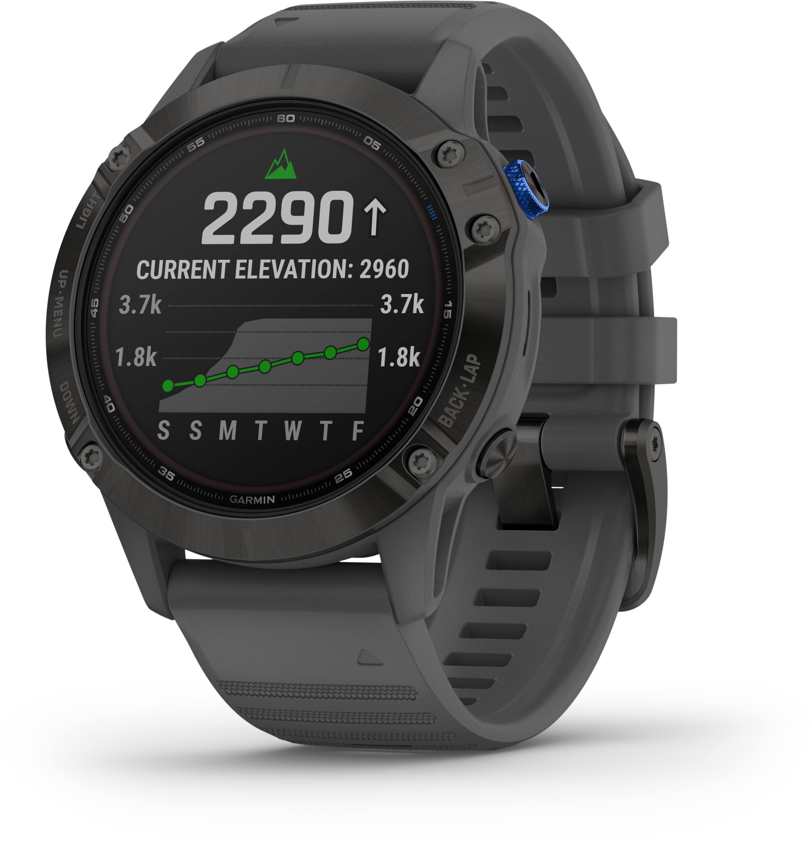 Fenix 6 Pro Solar Musta/harmaa