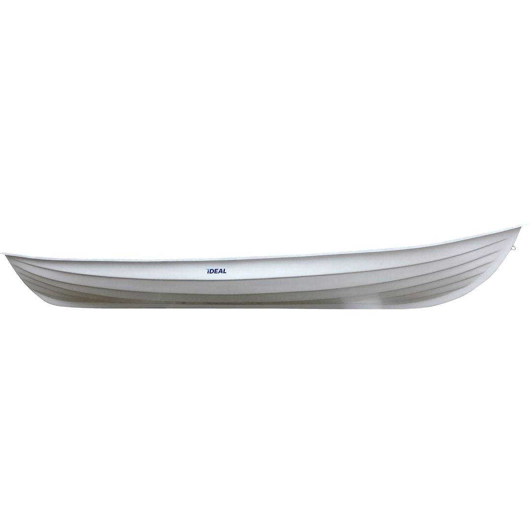 IDEAL 470 soutuvene, valkoinen/valkoinen, airot 240cm nivelhankaimineen, äyskäri